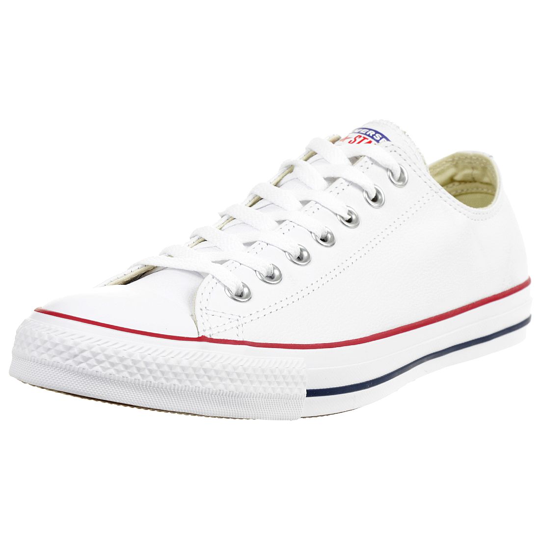 Converse C Taylor All Star OX Chuck Schuhe Sneaker Leder weiss 132173C