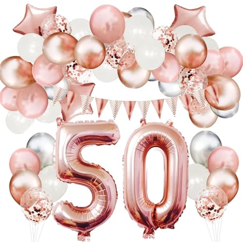 Luftballons Geburtstagsparty-Zahlenkombination Atmosphäre Dekoration Ballondekoration Lieferungen 50
