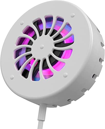 Magnetischer Kühler Kühler Spaß für Gaming Magnetischer Kühler Tragbarer Handy Kühler Kühler Telefon Zubehör für die Übertragung in, Spiele (Weiß)