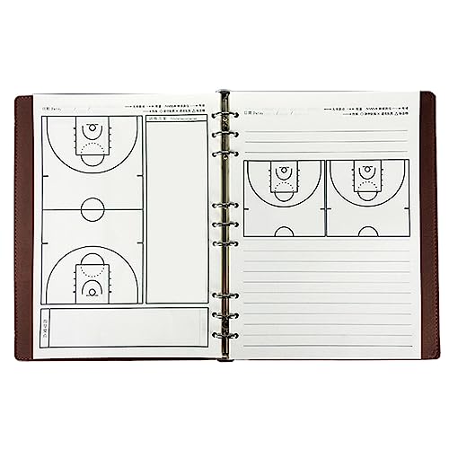 SATRJT Basketball-Taktik-Notizbuch Planungsnotizbuch for Trainer Sportlehrer Basketball-Trainingsbuch