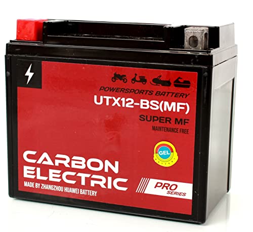 Batterie Gel Carbon Electric Akku 4-20Ah Motorrad Motorroller Quad wartungsfrei neu (10 Ah UTX12-BS(MF))