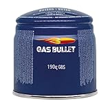 Gaskartusche 190g passend für Gaskocher mit Stechkartuschen, Gas Bullet (72)