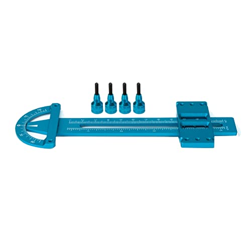 funyee Metal Shock Synchronizer Balance Measurement Left Right HäRteeinstellwerkzeug, Blau