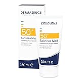 DERMASENCE Solvinea Med LSF 50+ - Intensiver Sonnenschutz mit sehr hohem UV-Filter, als Make-up-Unterlage geeignet, 150 ml