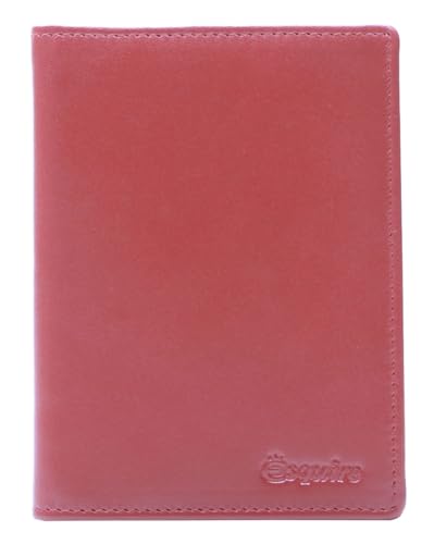 Esquire Silk 02 Passport Case Red
