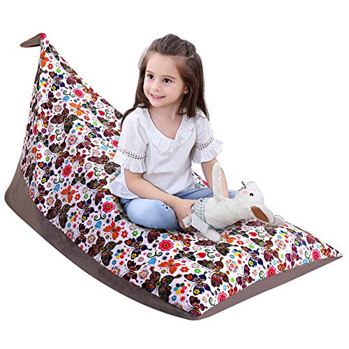 Rehomy Sitzsack für Stofftiere, tragbar, faltbar, für Kinder, Jugendliche und Erwachsene, 76,2 x 127 x 76,2 cm