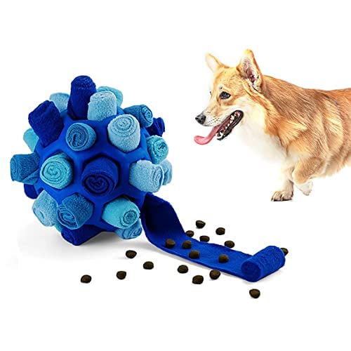 YANGYANGDA Kauspielzeug für Hunde, interaktives Hundespielzeug, Schnüffelball für Hunde, Schnüffelmatte, natürliche Futtersuche, Hundestimulationsspielzeug für kleine, mittelgroße Hunde (D)