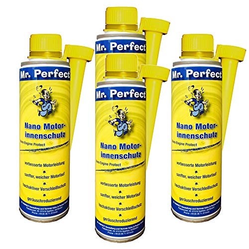 Mr. Perfect Nano Motorinnenschutz Ölzusatz, 4x 250 ml - Motorversiegelung Additiv