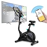 Bluefin Fitness Tour FIT Heimtrainer | Heimtrainer für den Heimgebrauch | Pulssensor | Kinomap-kompatibel | Fahrradcomputer | LCD-Konsole | Heimtrainer mit Magnetwiderstand