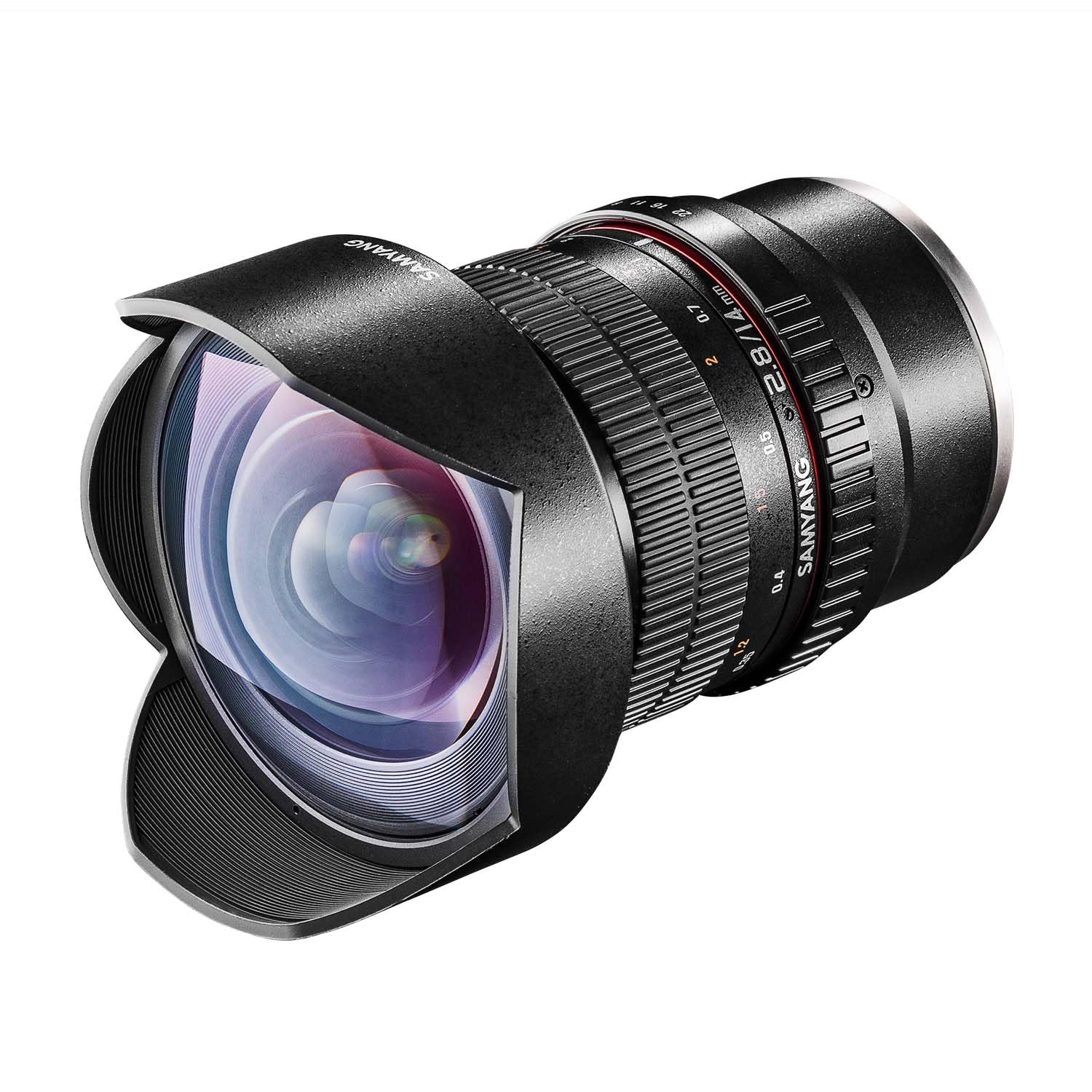 Samyang MF 14mm F2,8 Sony E - Weitwinkelobjektiv für Vollformat und APS-C Sensor - Landschaftsfotografie, Innenräume - Hohe Lichtstärke - Manueller Fokus - Inkl. Tasche und Schutzdeckel