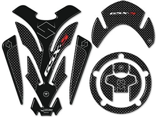 Sticker Set 3D Schutz Harz für Motorrad Gsxs kompatibel mit Suzuki GSX-S 1000
