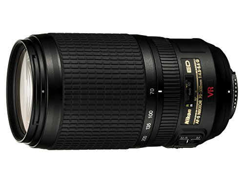Nikon 70-300mm f-4 5.6G Zoom-Objektiv mit Autofokus für Nikon DSLR Kameras (generalüberholt) 2161-cr Schwarz