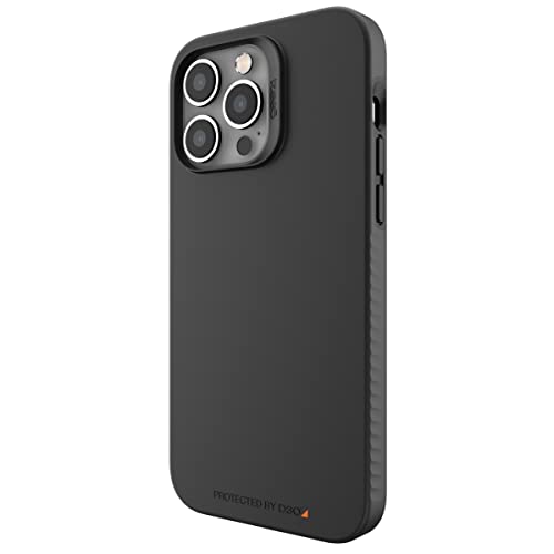 ZAGG Gear 4 Rio Snap D30 Schutzhülle Kompatibel mit iPhone 14 Pro Max, Stoßfest, MagSafe Kompatibel, Magnetisch, Wireless Charging, 5G, (Schwarz)