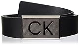 Calvin Klein Herren PQ Plaque 35MM K50K509646 Gürtel, Schwarz (Ck Black), 130