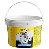 GimCat Cat-Milk, Vitamin- und nährstoffreiche Katzenmilch als Muttermilch-Ersatz für Katzen, Mit Taurin und Calcium, 1 Eimer (1 x 2 kg)