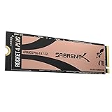 Sabrent Rocket 4 Plus NVMe 4.0 Gen4 PCIe M.2 interne SSD Extreme Performance Solid State Drive R/W 7100/6600 MB/s (SB-RKT4P-4TB)