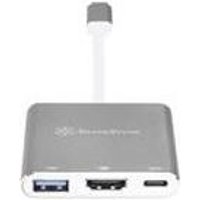 SilverStone EP08 - Externer Videoadapter - USB-C 3,1 - HDMI - Anthrazit (SST-EP08C)