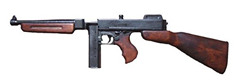 Denix Replica Kavallerie Thompson M1A1 mit Stabmagazin Mafia Maschinengewehr USA 1928
