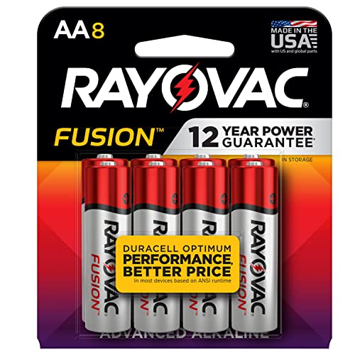 RAYOVAC 815-8TFUSK Premium Alkaline-Batterien, AA, 8er-Pack