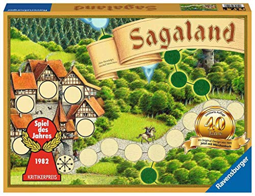 Ravensburger Spiele 27040 40 Jahre Sagaland 27040-Sagaland Jubiläumsedition – EIN Spiele-Klassiker ab 6
