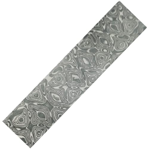Aibote Handgefertigt VG10 Damaskus Edelstahl Bar für Messer Blanke Klinge Sch muckherstellung Besteckherstellung und für andere Herstellungszwecke (Schaum,160x30x3mm)