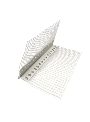 10 Stab Tropfkantenprofil mit sichtbarer Tropfkante 200 cm = 20 m Profil PVC mit Gewebe