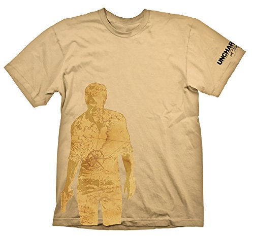 Uncharted 4 T-Shirt Nathan Drake Map , S