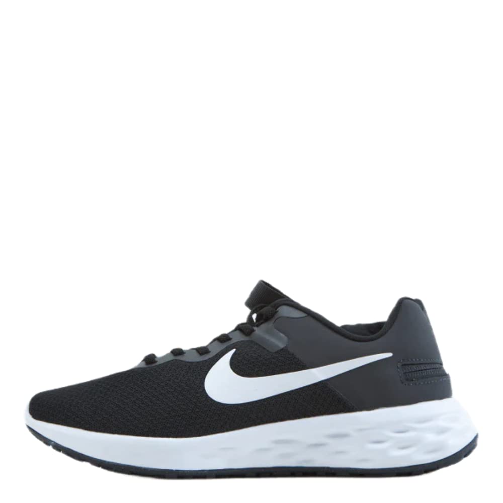 Nike Damen Revolution 6 Flyease Nn Laufschuh, Black/White-Dk Smoke Grey-Cool, 40 EU