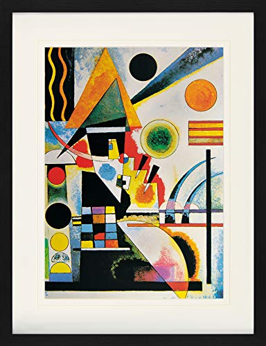 1art1 Wassily Kandinsky - Balancement, 1925 Gerahmtes Poster Für Fans Und Sammler 80 x 60 cm