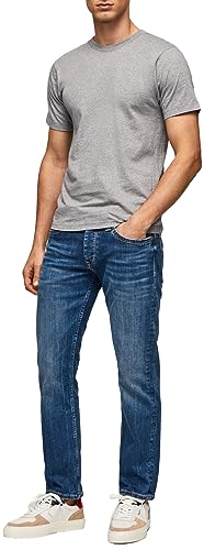 Pepe Jeans Herren Straight Leg Jeans Cash, Blau (Denim Z23), 36W / 30L