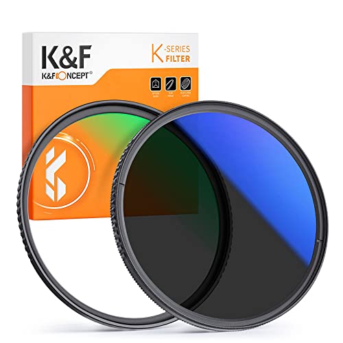 K&F Concept MCUV+CPL-Objektivfilter-Kit, mehrfach beschichtetes/ultradünnes/wasserdichtes/kratzfestes optisches Glas mit 18-Mehrschichtbeschichtungen