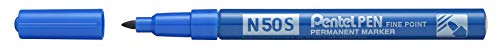 Pentel n50s Rundspitze permanent marker – Blau (12 Stück)