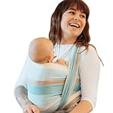 Hoppediz Baby-Tragetuch ab Geburt, Neugeboren bis Kleinkind, Brest 5,40 m