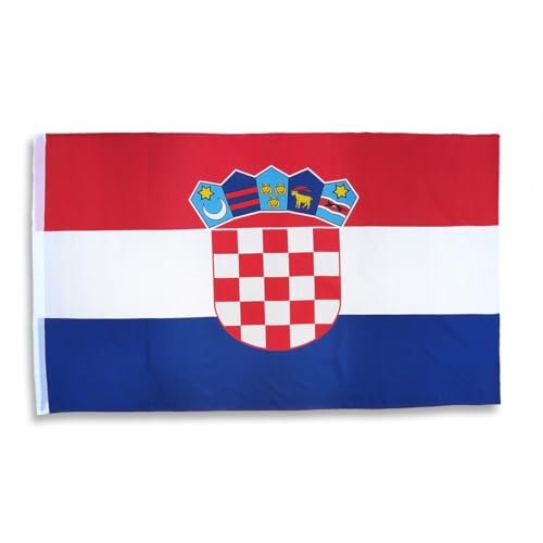 Sonia Originelli XXXL Fahne Flagge Stockfahne gross ca. 160 x 240 cm, Farbe: Kroatien