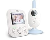 Philips Avent Baby Monitor SCD835/26 Video-Monitor für Babys, 300 m, FHSS Blau, Weiß, digital, 50 m, FHSS, 2,4 GHz