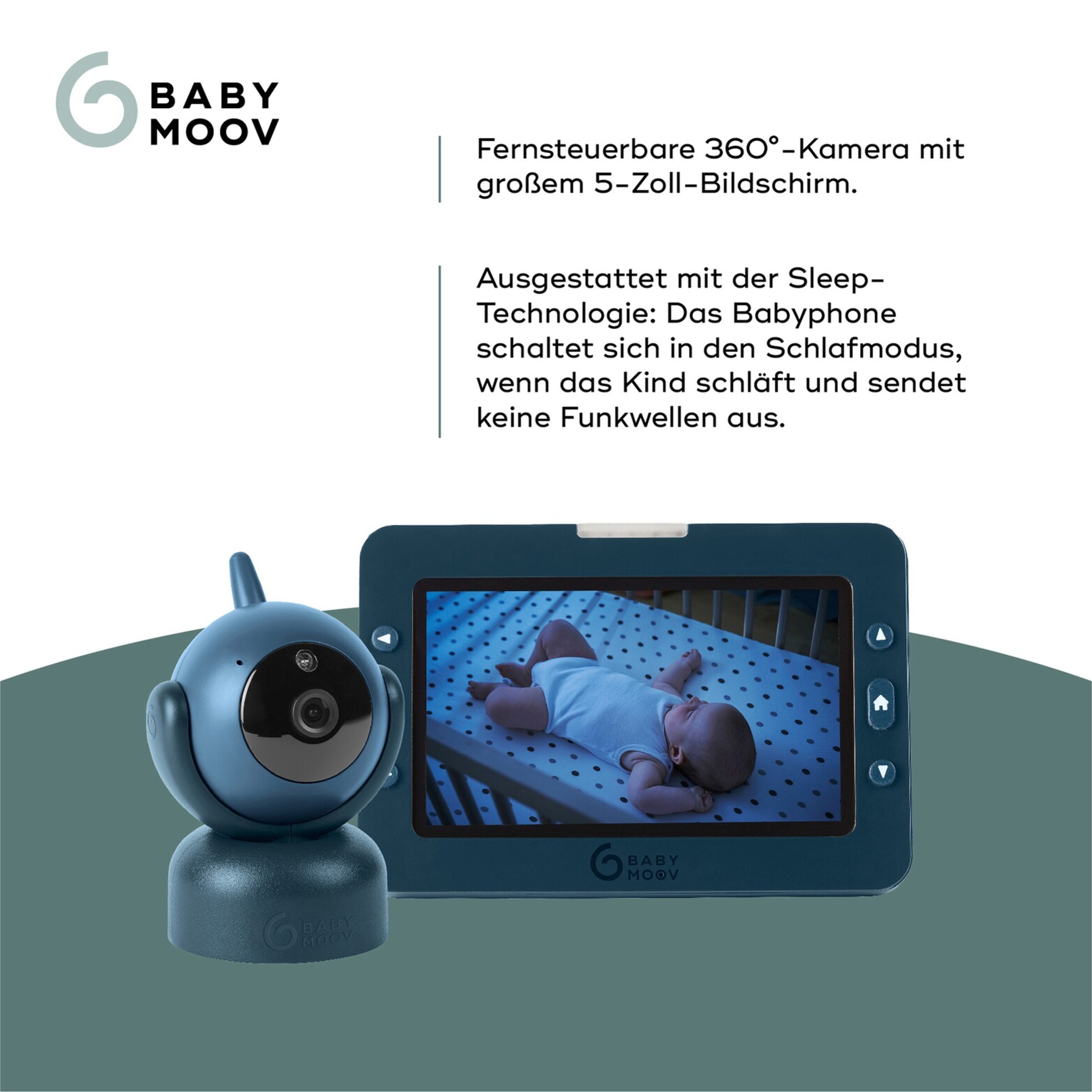 Babymoov Babyphone mit Kamera Yoo Master Plus 3
