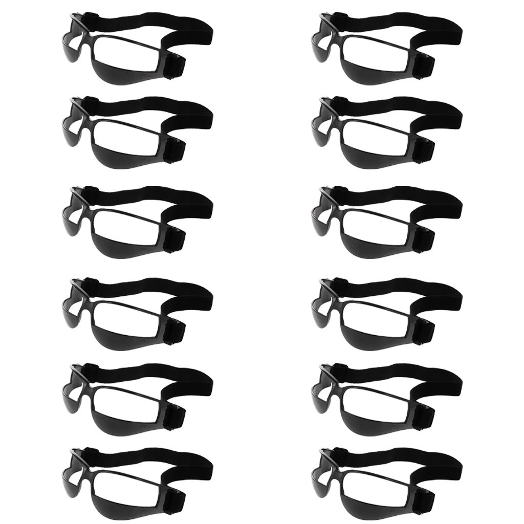 Sharplace 12pcs Set Basketball Dribbeln Trainingsbrille, Anti- nach unten zu schauen Trainingshilfe