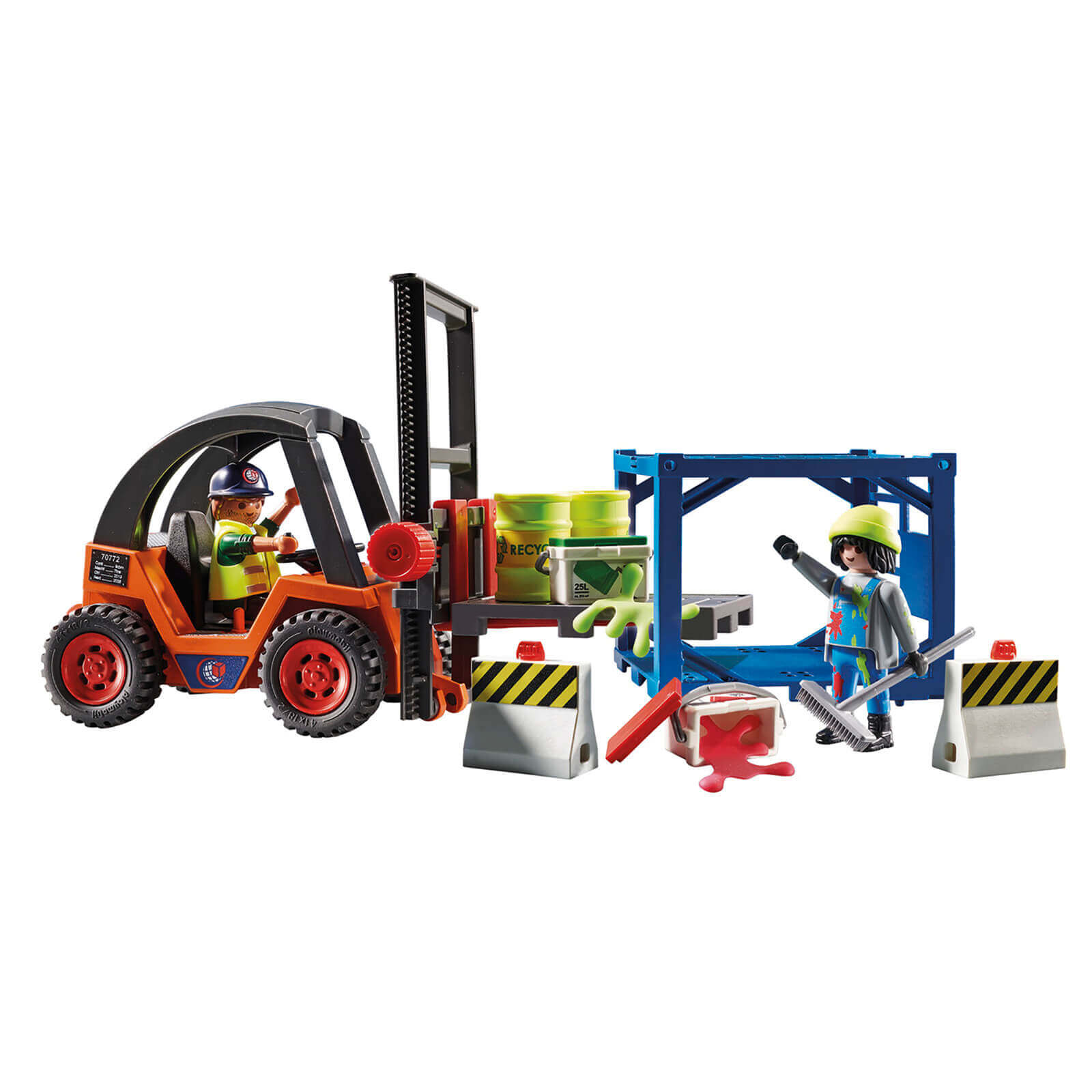 Playmobil Cargo Forklift with Freight (70772) 2