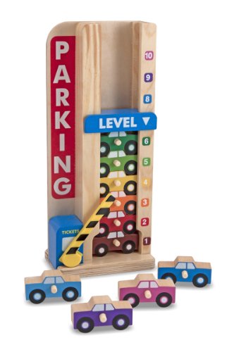 Melissa & Doug | Stack & Count Parking Garage | Developmental Toy | Motor Skills | 3+ | Gift for Boy or Girl