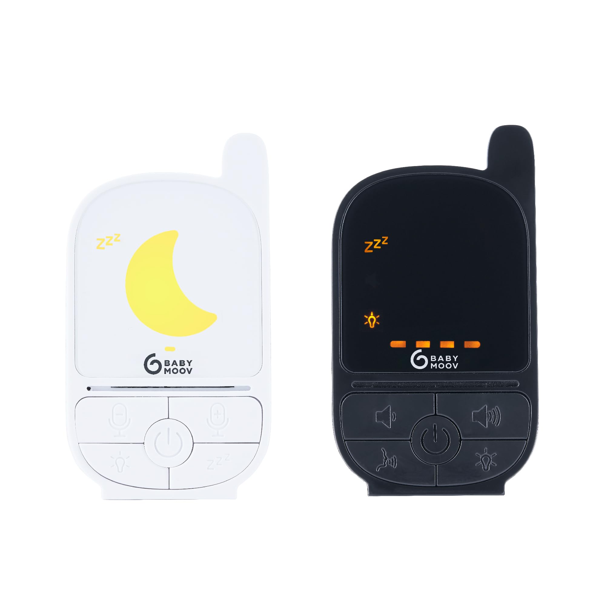 Babymoov Babyphone Handy Care - Sleep Technology, Nachtlicht, Gegensprechfunktion, 500m Reichweite