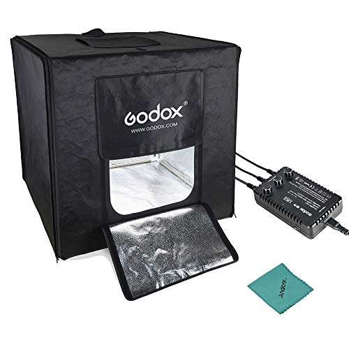 Godox LST80 80 * 80 * 80 cm LED Mini Fotografie Studio Box Zelt Softbox mit 3 stücke LED Licht Bord 5800 Karat CRI 96 + Power 60 Watt für Makro und Produkt Fotografie