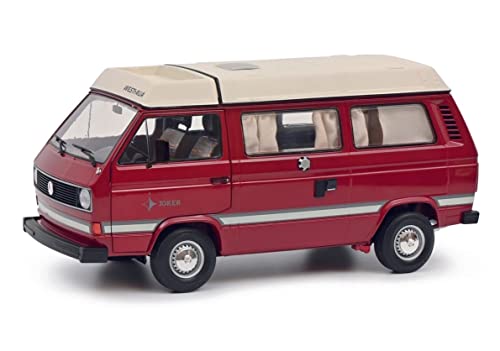 Schuco VW T3a Camper rot 1:18 Modellbus