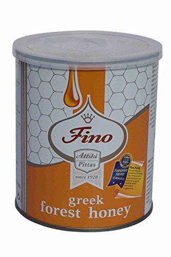 Honig Attiki Fino Wildblumen und Bäumen 1kg Dose griechischer Waldhonig reich aromatisch Honey Greece Athen Griechenland