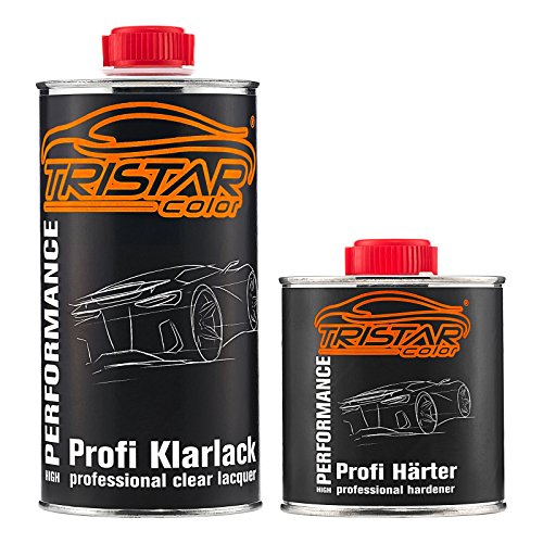 TRISTARcolor 0,75 Liter 2K Klarlack Autolack seidenmatt incl. Härter