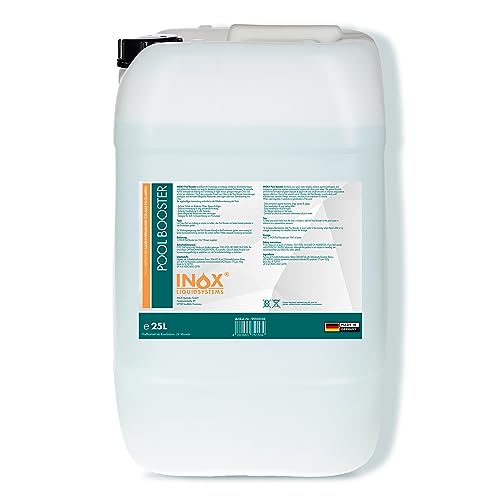 INOX® Pool Booster,25L - Poolreiniger Algenentferner Pooldesinfektion