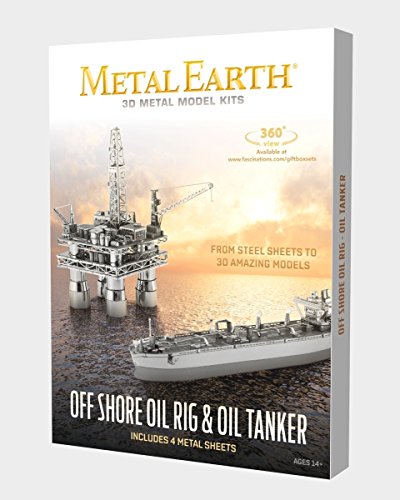 Metal Earth: Offshore Oil Rig + Tanker in Box