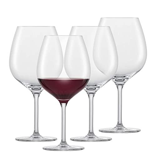 SCHOTT ZWIESEL Burgunder Rotweinglas For You (4er-Set), bauchige Burgundergläser für Rotwein, spülmaschinenfeste Tritan-Kristallgläser, Made in Germany (Art.-Nr. 121870)