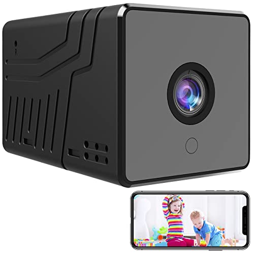 7links Mini Cam: 2K-Mini-IP-Überwachungskamera mit WLAN, Nachtsicht, 4 Std. Akku, App (Miniüberwachungskamera)