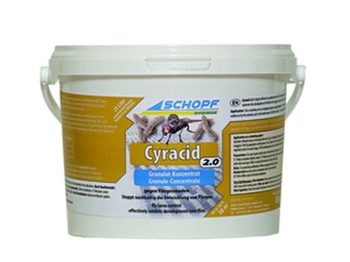 Schopf Cyracid 2.0 1 kg Fliegenmaden Biozid Konzentrat