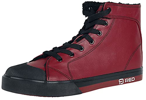 RED by EMP Unisex rote gefütterte Sneaker EU46